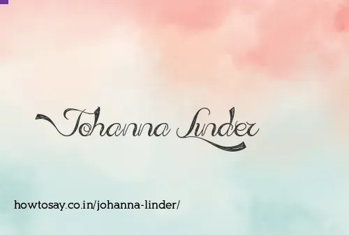 Johanna Linder