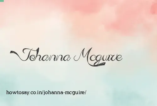 Johanna Mcguire