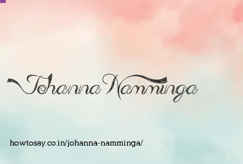 Johanna Namminga