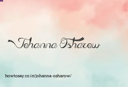 Johanna Osharow