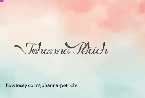 Johanna Petrich