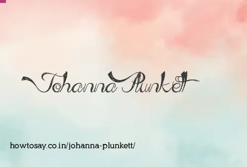 Johanna Plunkett