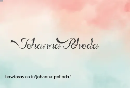 Johanna Pohoda