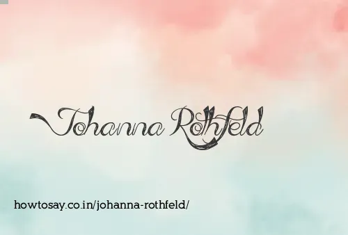 Johanna Rothfeld