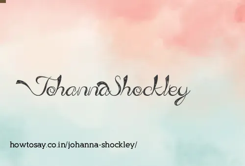 Johanna Shockley