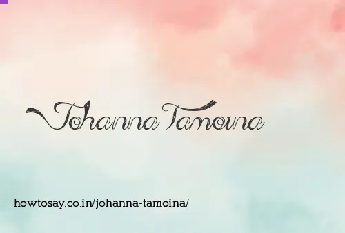 Johanna Tamoina