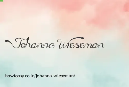 Johanna Wieseman