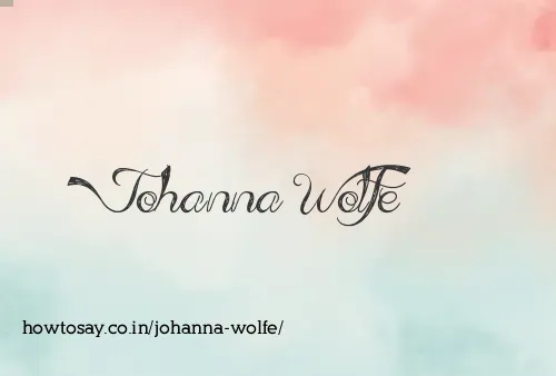 Johanna Wolfe