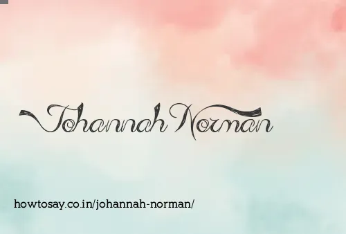 Johannah Norman