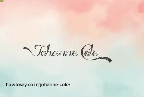 Johanne Cole