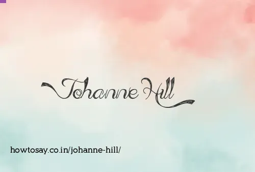 Johanne Hill