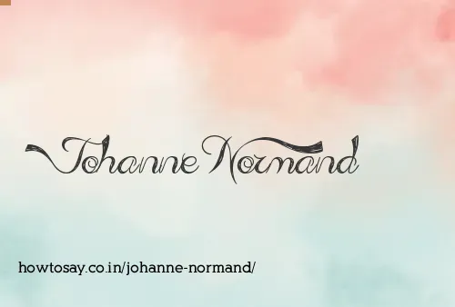 Johanne Normand