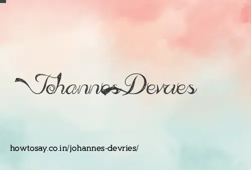 Johannes Devries