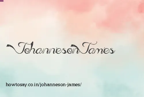 Johanneson James