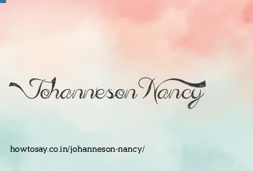 Johanneson Nancy