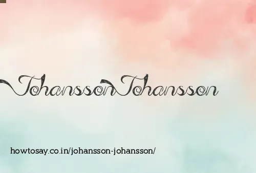 Johansson Johansson