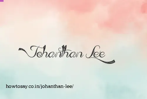 Johanthan Lee