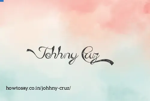 Johhny Cruz