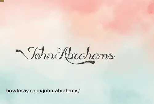 John Abrahams