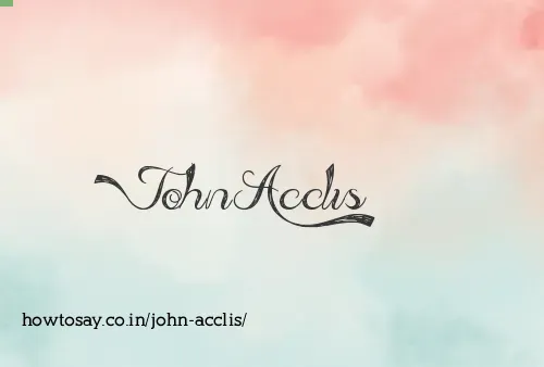 John Acclis