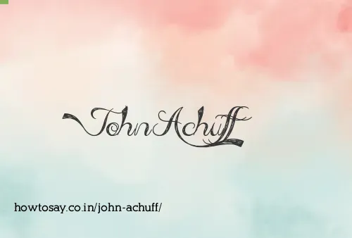 John Achuff