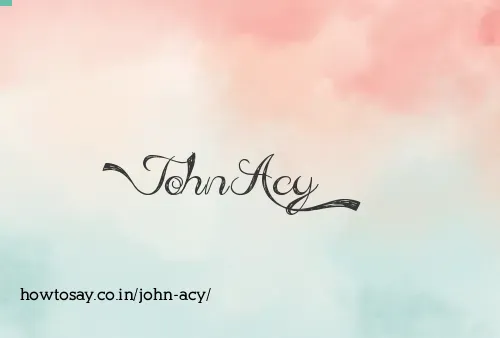 John Acy