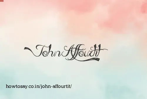 John Affourtit
