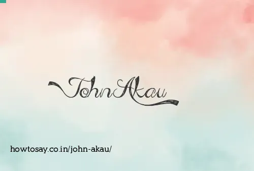 John Akau