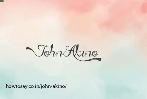 John Akino