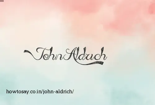 John Aldrich