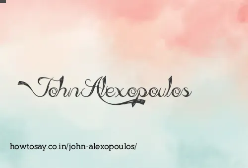 John Alexopoulos