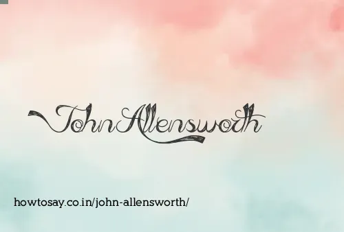 John Allensworth