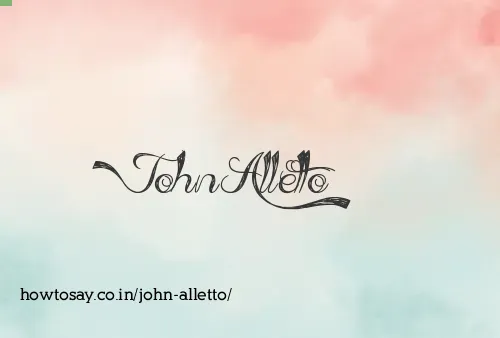 John Alletto