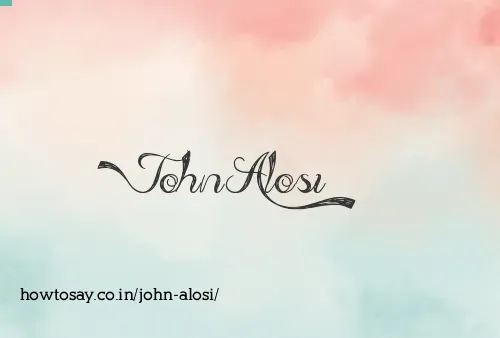John Alosi