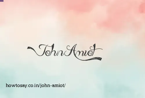 John Amiot