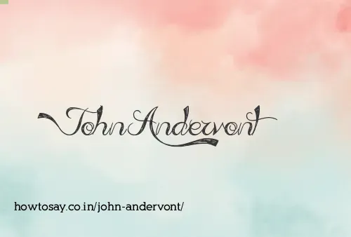 John Andervont
