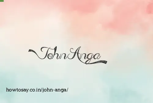 John Anga