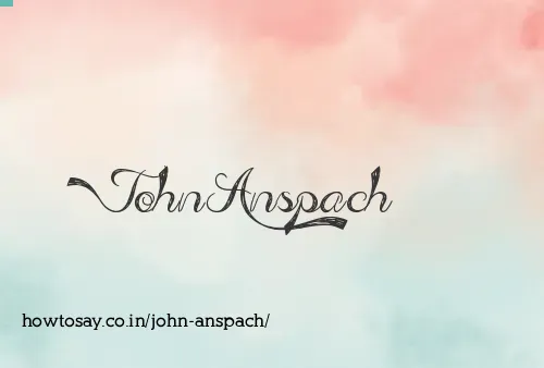 John Anspach