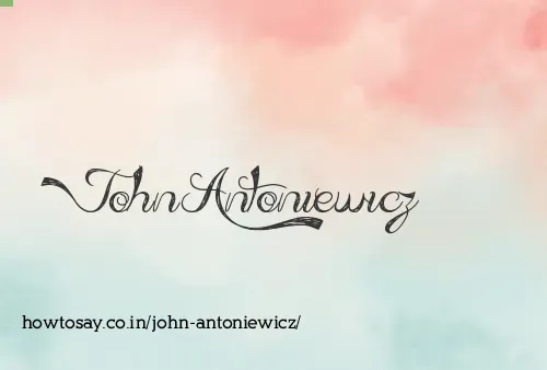 John Antoniewicz