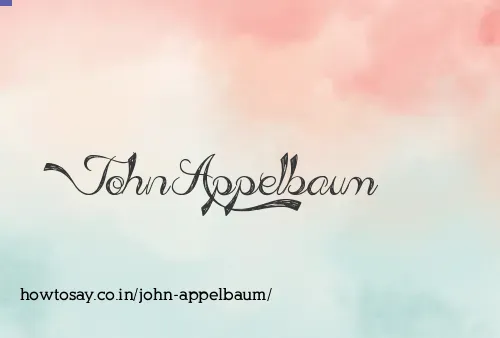 John Appelbaum
