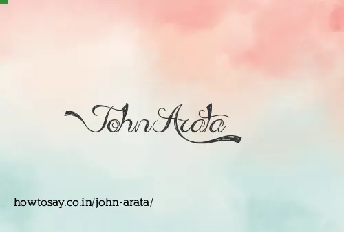 John Arata