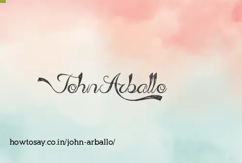 John Arballo