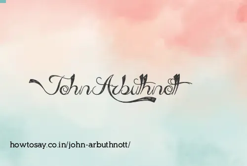 John Arbuthnott