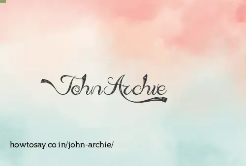 John Archie