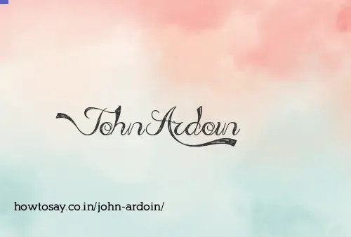 John Ardoin