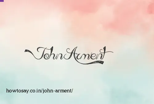 John Arment