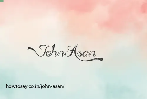 John Asan