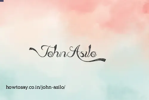 John Asilo
