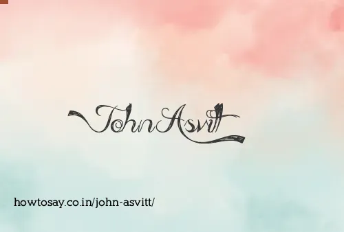 John Asvitt