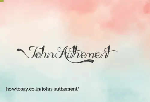 John Authement